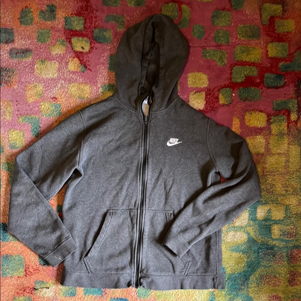 Nike Charcoal Full-Zip Hoodie